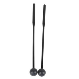 Marimba Mallets, Marimba Mallets, Xylophone Sticks, Durable Percussion Sticks, Plastic Stick Percussion Sticks for Chime Bats (All Black)