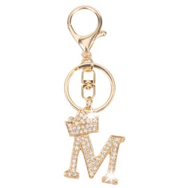 Rhinestones-Keyring Letter-Keychains for Women - Crystal Keychains Glitter Backpack Decoration Handbag Accessories