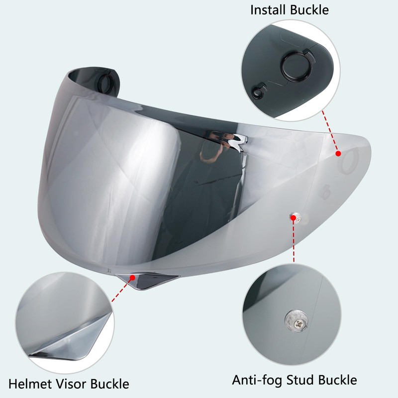 MXJ Gear HJ-34P Helmet Visor Replacement - HJ-34P Helmet Visor