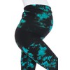 Leggings Depot Women's Maternity Leggings Over The Belly Tie Dye