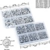8000pcs Hotfix Rhinestones Flatback,Rhinestones for Crafts Clothes Mixed 6 Sizes,