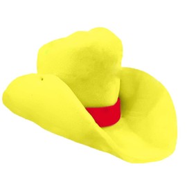 Novelty Giant Foam Cowboy Hat Yellow