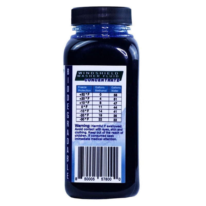 Qwix Mix Windshield Washer Fluid Concentrate, 1 Bottle Makes 55