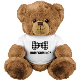 Customized Girl Bowtie Homecoming Dance Teddy Bear: 10 Inch Teddy Bear Stuffed Animal
