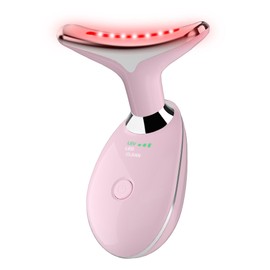 Facial Massager, Portable Face Neck Massager Wand for Skin Care(Pink)