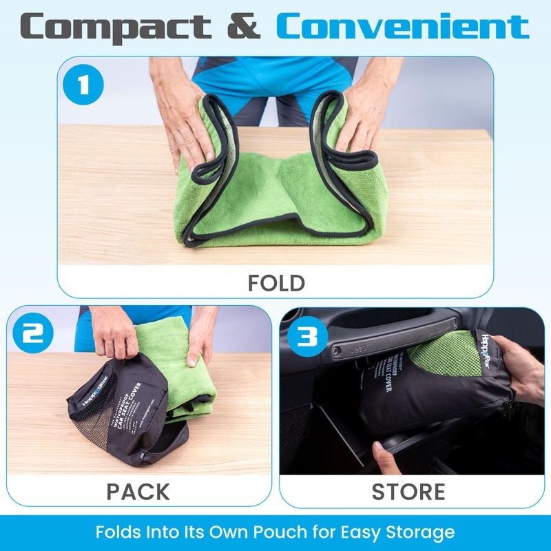 HAPPEGEAR Happeseat Waterproof Car Seat Cover & Protector – Universal