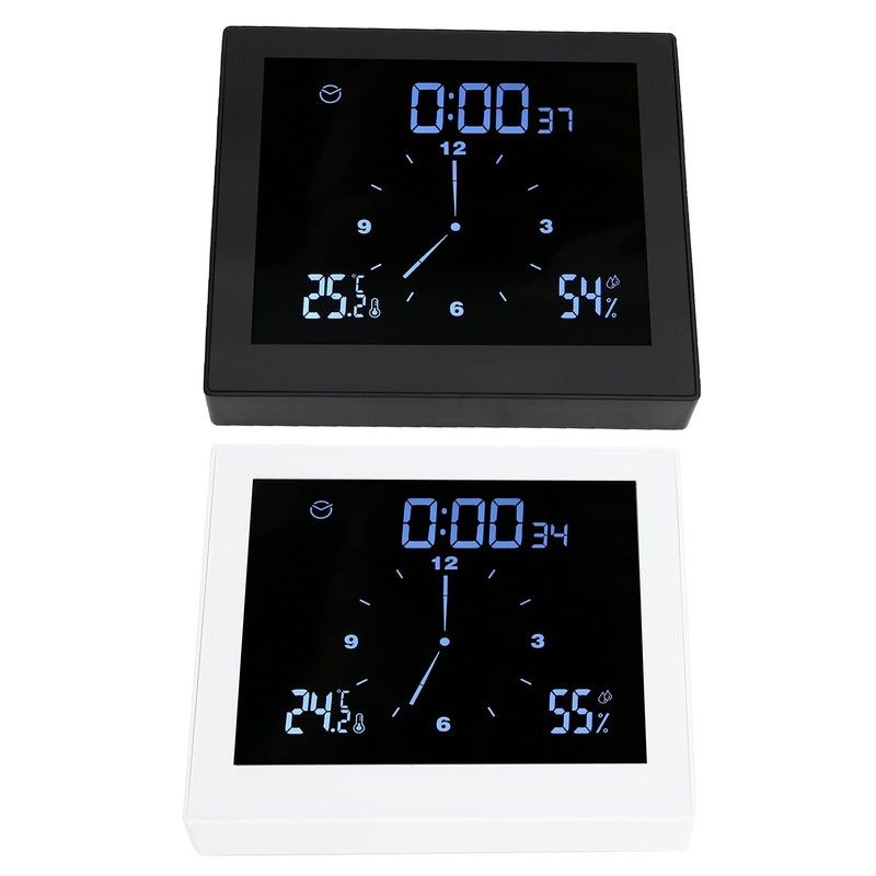 Ejoyous Bathroom Clock, Digital Bathroom Clock, Wall Clocks with LED