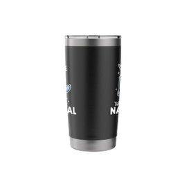 Nah Whal Funny Nope I'm Not Doing That Cute Kawaii Narwhal Stainless Steel Insulated Tumbler