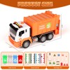 BunnyJOY Garbage Car Toy 12 Inch with Lights and Sound,