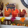 Fall Flameless Candles Thanksgiving Decor - Turkey Figural Real Wax