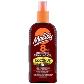 Malibu Tanning Oil With Coconut SPF 8 200ml