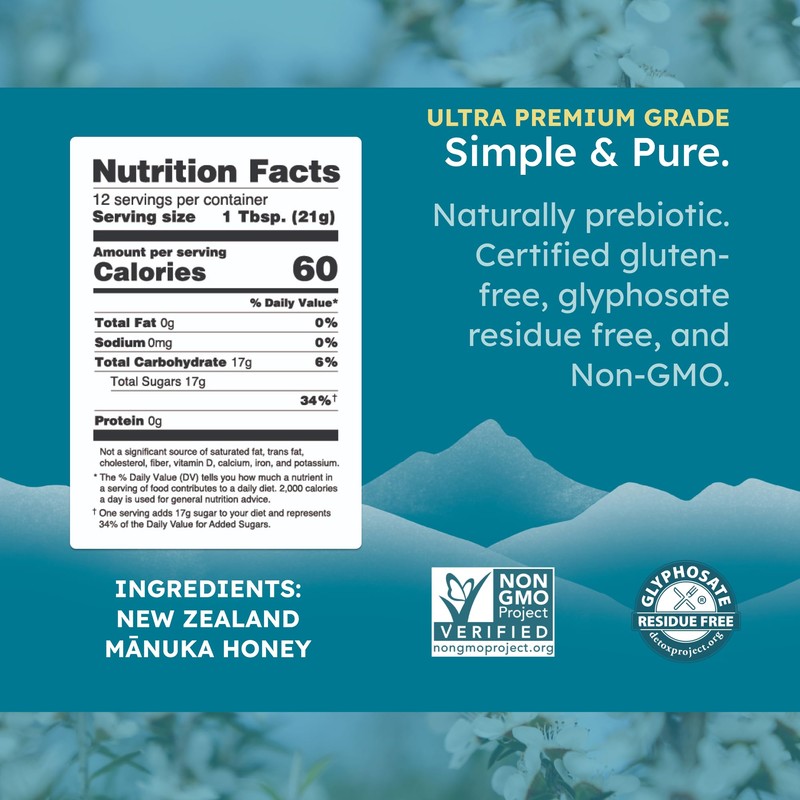 Melora Raw Manuka Honey from New Zealand | UMF 15+