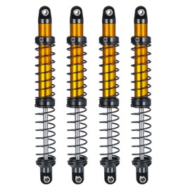 SWX 4PCS RC Shock Absorber Adjustable Assembled RC Damper Aluminum Alloy for 1/10 RC Crawler Car Axial SCX10 90046 D90 TRX4 Wraith (120mm)