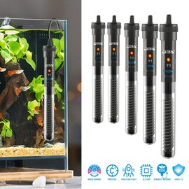 J B A Submersible Aquarium Heater 25W/50W/100W/200W/300W Fish Tank Thermostat- UK PLUG (100W)