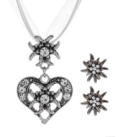 NHPY 3 piece jewellery sets for women, jewellery sets for costume blouse women, jewellery sets for Oktoberfest women's outfit, costume jewellery set