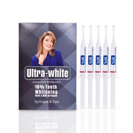 Ultra White 16% Teeth Whitening Gel Large 5 Tubes of Gel