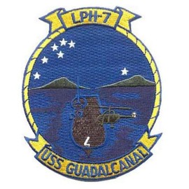 Squadron Nostalgia LLC USS Guadalcanal LPH-7 Patch – Sew On