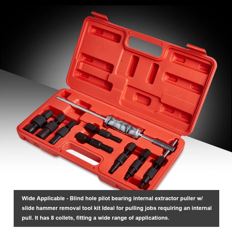 VLAND 9pc Blind Hole Inner Bearing Puller Set Remover Slide
