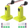 2 Packs Power Wheel Adapter Compatible with Ryobi 18V Battery,