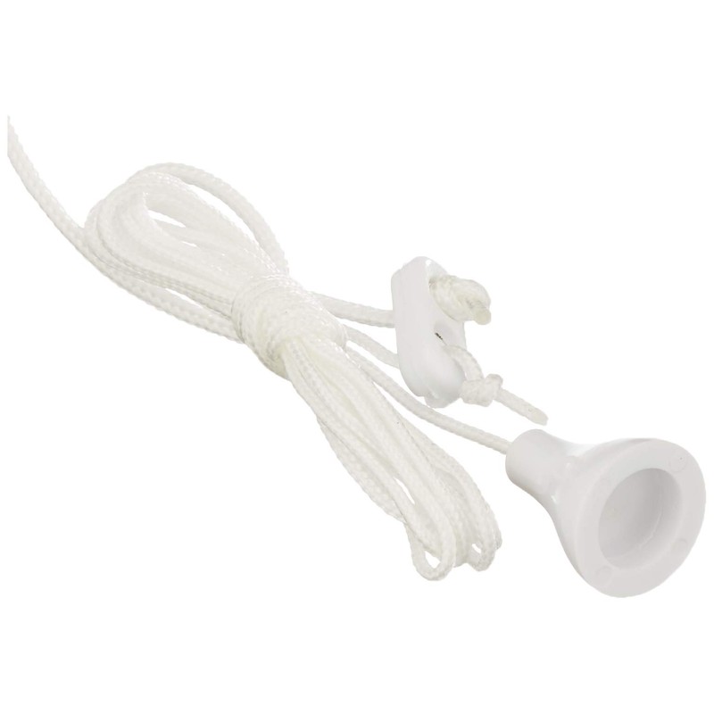 Merriway BH02684 2-Way Ceiling Switch Bathroom Pull Cord, Round 5