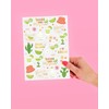 xo, Fetti Margarita Temporary Tattoos - 54 Gold Foil Pcs