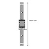 Miniature Guide Linear Slider Professional for Automatic Equipment MGW7C-170-1R 170mm