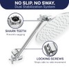 HammerHead Showers® Solid Metal 12-Inch Adjustable Shower Extension Arm –