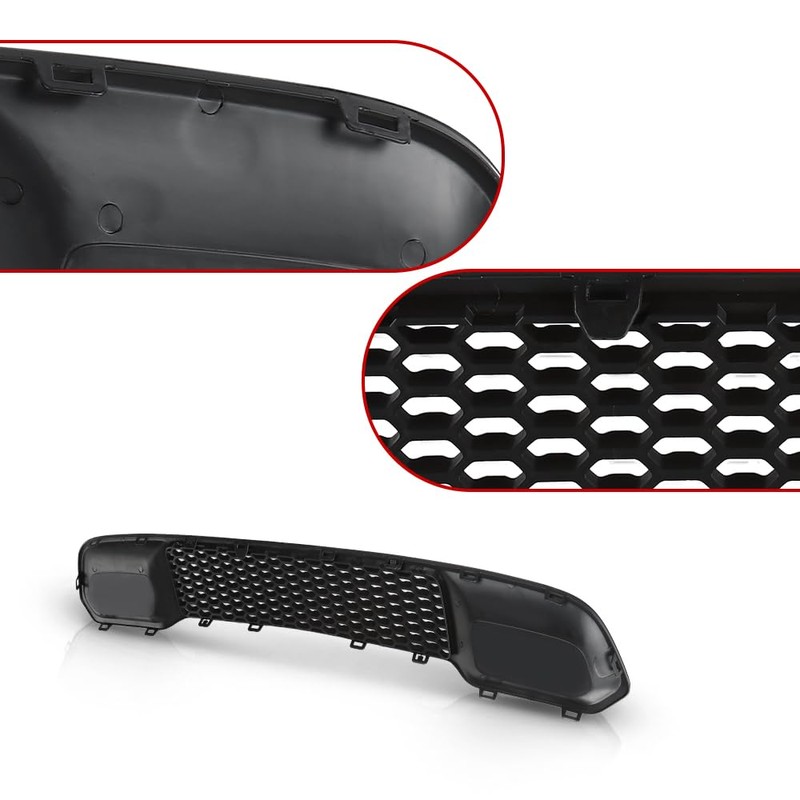 Front Lower Grille & Bumper Grill Bezel, Fit Jeep Grand