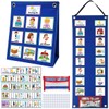 Fulasun Kid Visual Schedule Hanging Visual Planner Chore Chart with