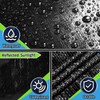 Black Tarps Heavy Duty Waterproof 10x16, 12 Mil Thick, High