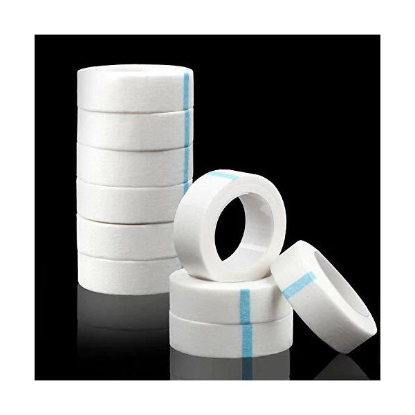 fenshine Eyelash Extension Tape10 Roll Micropore Medical Tape for Eyelash