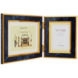 vanjoh Photo Frame Twin Frame Classic Mats with Mat , bule