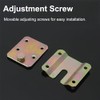 4 Pcs Flush Concealed Mount Bracket, Heavy Duty Flush Mount