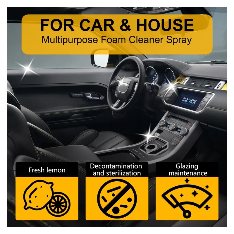 Limpiador Multiusos Elimina Manchas, Asientos Auto, Hogar