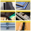 fowong Open Cell Foam Insulation, 50mm(Width) X 25mm(Thick) X 2M(Length),