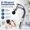 U-Shaped Massage Gun for Back & Body – Extended Handle