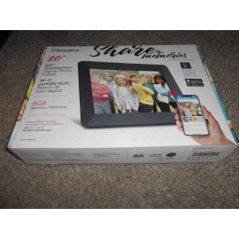 Aluratek 10-Inch Digital Photo Frame Wi-Fi Touch Screen 8GB with Smartphone App