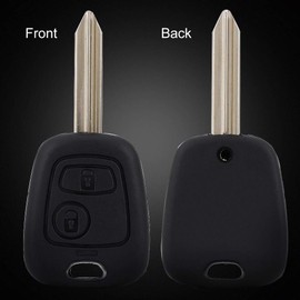 Emote Key for Citroen Xsara Picasso, Citroen Berlingo Van Key 55 Plate 2 Buttons Car Remote Key Fob 433 MHz Id46 for Citroen Saxo Picasso Xsara Berlingo