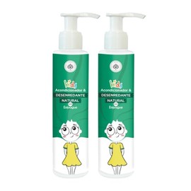 Árbora 2Pack DESENREDANTE NATURAL & Acondicionador sin enjuague NIÑOS |Aceite de Aguacate, Aloe Vera y Manzanilla | Cuida y DESENREDA todo tipo de cabello | Ingredientes Naturales |Sin parabenos|120ml
