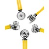 Yellow Sprague Rappaport Stethoscopes Pack of 5