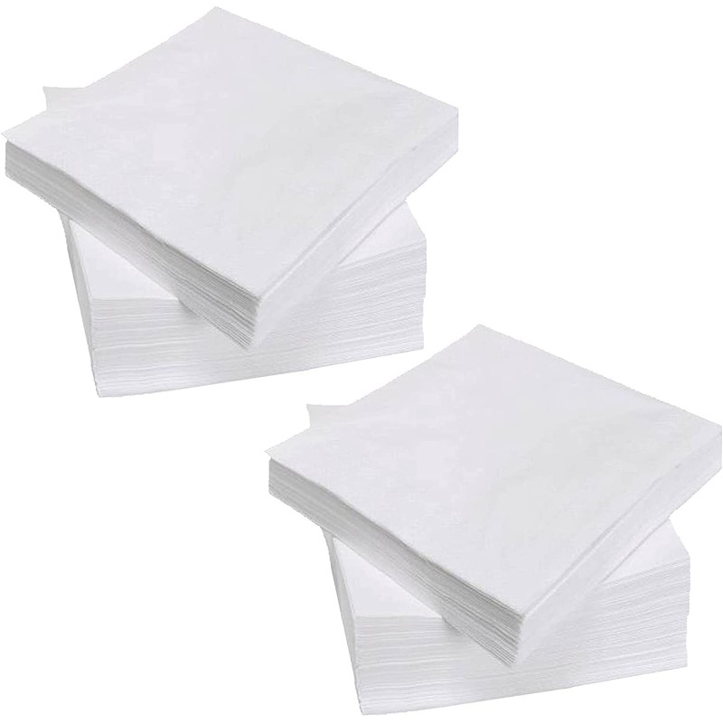 Luncheon Napkin, CPD01199 AJS132-WT, 1-Ply, 32 cm Length, White (Pack