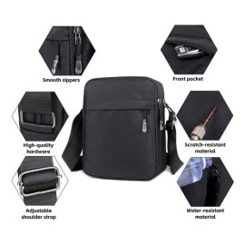 Bolsa de Viaje Ligera con Bandolera Uni Messenger – Práctica, Versátil y Compacta para Días Activos