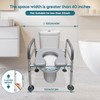 Eosprim Toilet Seat Risers for Seniors Elongated, Raised Toilet Seat