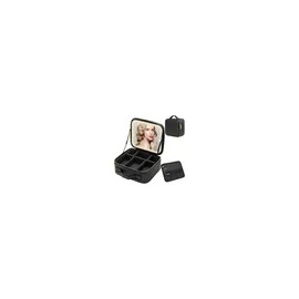 Estuche De Maquillaje Maletin Con Espejo Y Luz Led 3 Modos