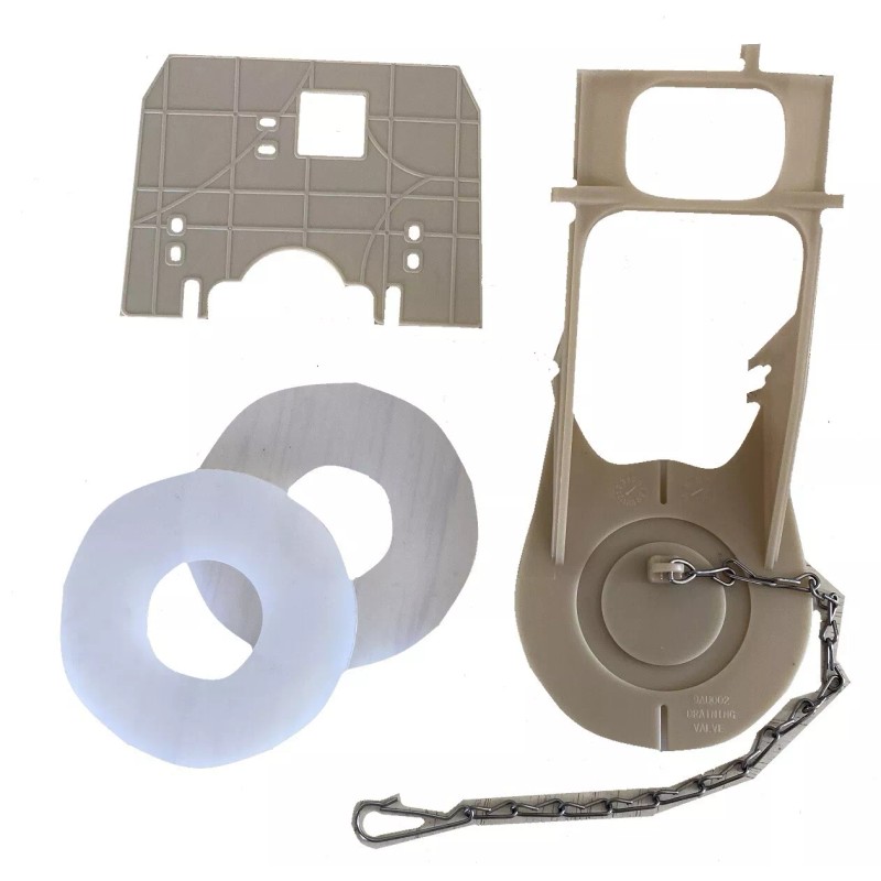 NUFLUSH Toto THU128 Flapper with Two Extra Silicone Seals