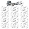 12 Pcs Clear Door Handle Bumpers, Wall Protectors Stopper Guards