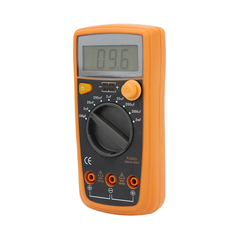 Capacitor Meter Digital Capacitance Tester High Accuracy Test Tool for