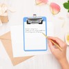 YTTEEIRRAC Binder, Clipboard, Clipboard, Ticket Holder, Portable, Convenient, Slip Binder,