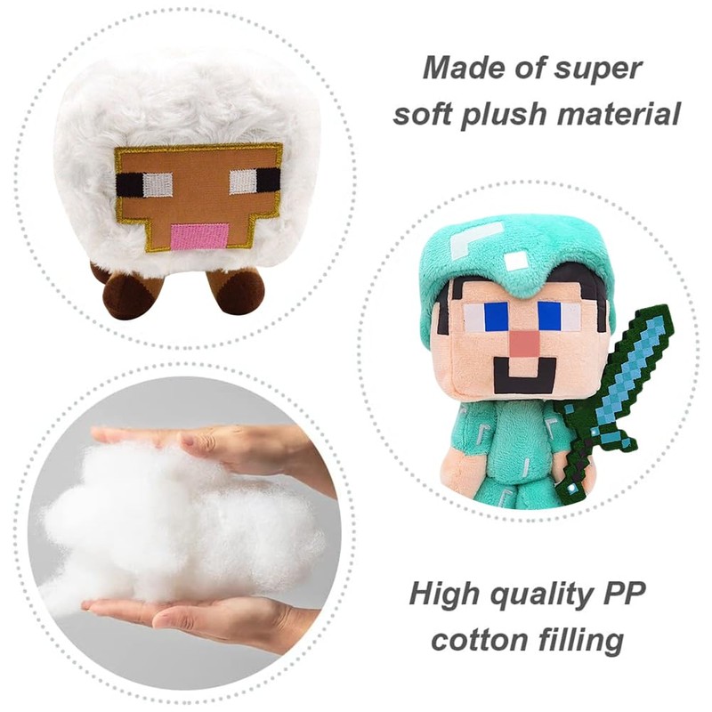 LGQHCE Plush Figure, Pack of 2 Games Plush Figure, Plush