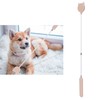 Dog Teaser Stick Extendable Interactive Silicone Handle Puppy Flirt Pole